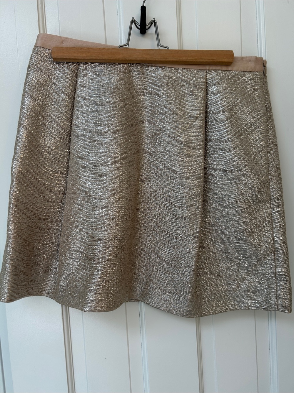 Tory Burch Sz M Gold Skirt